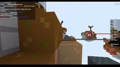 Afspelen Mollige blondine domineert Bloxd.io Bedwars zonder wapens