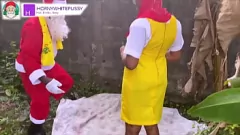 Jouer Regalo di Natale della pornostar africana: grosso cazzo nero