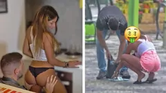 Reproducir La actitud de Gold Gold Digger brasileño se voltea con un gran efectivo